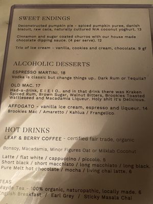 Yum desert at No Bones in Byron Bay