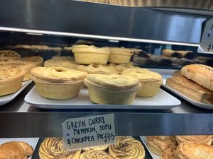 Vegan pie at Johnny Baker in Castlemaine