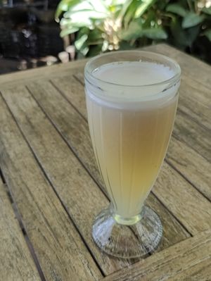 Pineapple juice at Warung Sripadi in Tampaksiring