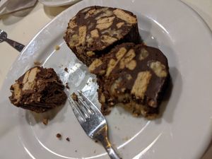 Vegan dessert at Mystic Pizza - Exarchia in Athens