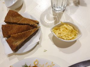 Bread at Mystic Pizza - Exarchia in Athens