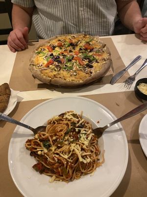 Vegan pasta and pizza!   at Mystic Pizza - Exarchia in Athens