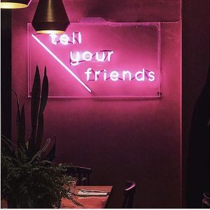 Lovely interior  at Tell Your Friends in South West London