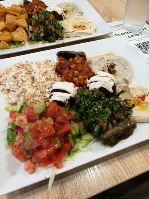 Assiette Vegan Plus at Houmous & Co in Strasbourg