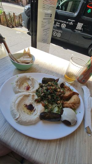 Assiette Végétarienne (Vegetarian Platter) at Houmous & Co in Strasbourg