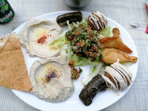 Veggie Dish at Houmous & Co in Strasbourg