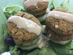 Falafel Rounds  at Island Produce Cafe in North Palm Beach