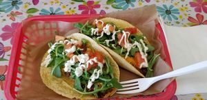 Tacos at Island Produce Cafe in North Palm Beach