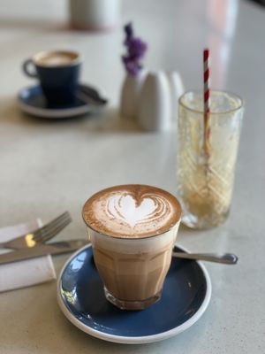 Coconut chai latte at Cafe Miro in Christchurch