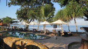 View from the restaurant at Pondok Pitaya in Lalanglinggah