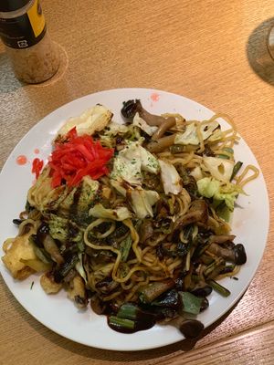 Vegan stir fry (small portion) at Flame in Takayama