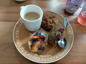 Café gourmand at Itsy Bitsy in Lille