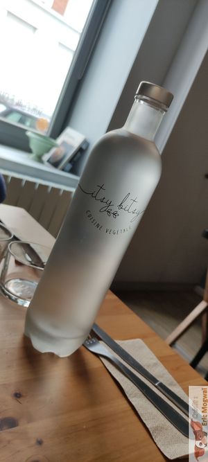Personnalized water at Itsy Bitsy in Lille