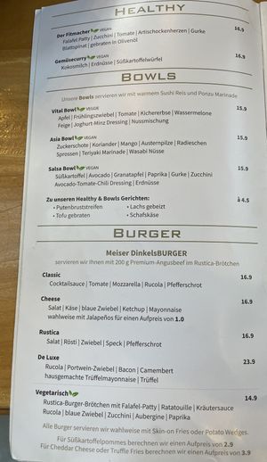   at Meisers Altstadt Brasserie in Dinkelsbuehl