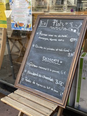 Menu du jour  at Herbosaurus in Rennes
