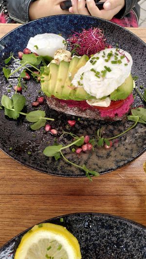 Avocado sandwich at Greenwoods in Amsterdam