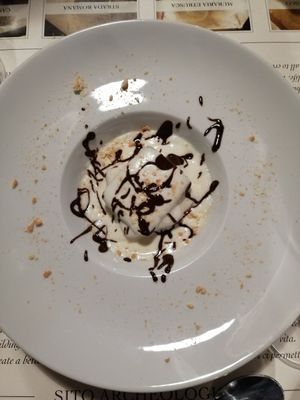 Tiramisu at Life Bistrot in Volterra