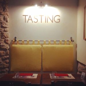 Cellar at Life Bistrot in Volterra