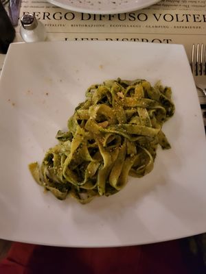 Tagliatelle at Life Bistrot in Volterra
