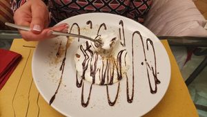 Tiramisu at Life Bistrot in Volterra