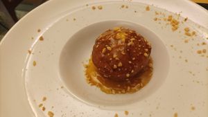 Orange and carrot pie at Life Bistrot in Volterra