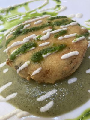 Timballo di ceci   at Life Bistrot in Volterra