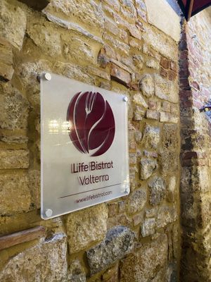   at Life Bistrot in Volterra