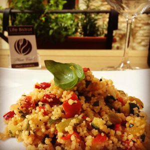Vegetable Cous Cous at Life Bistrot in Volterra