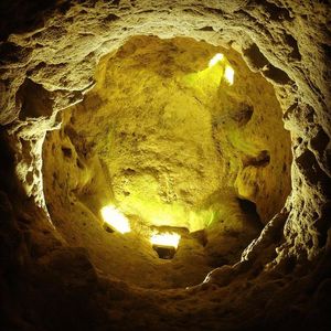 Etruscan Well at Life Bistrot in Volterra