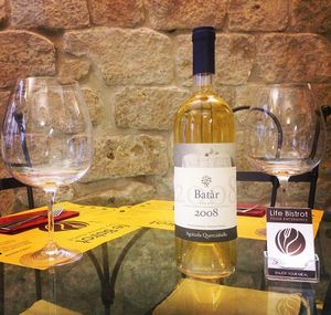 Batar Vegan Wine at Life Bistrot in Volterra