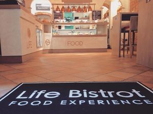 Food Room Buffet Entrance at Life Bistrot in Volterra