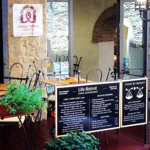 Outside View at Life Bistrot in Volterra