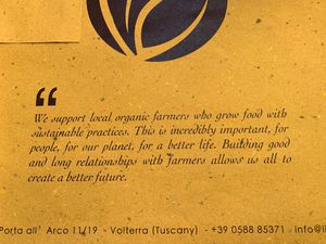 Philosophy 🌱🌱🌱 at Life Bistrot in Volterra