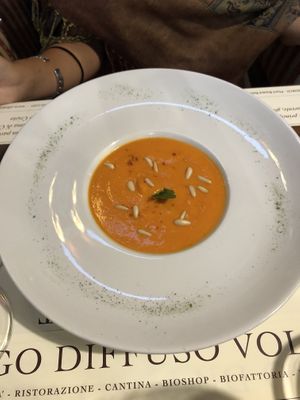 “Pappa al pomodoro" at Life Bistrot in Volterra