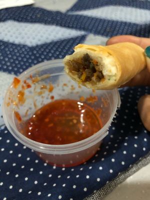 The spring roll were the highlight of the meal  at Nara Thai Cuisine in Colombo