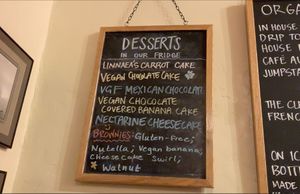 Mmmm.... The Dessert Menu! at Linnaea's Cafe in San Luis Obispo