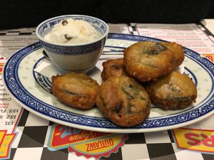 Fried Oreos with Ice Cream at Outlawz in Bern