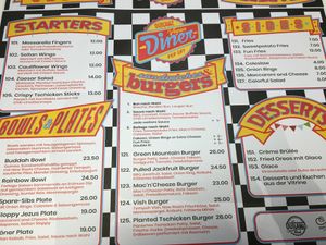 Picture of the menu at Outlawz in Bern