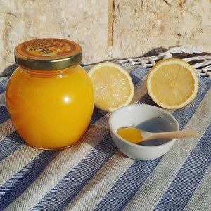 Home made lemon curd. at Petra Fig Tree Villa in Wadi Musa