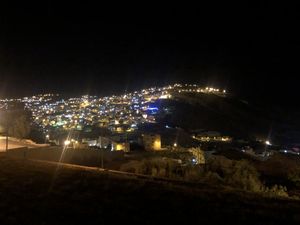 View from diner at Petra Fig Tree Villa in Wadi Musa