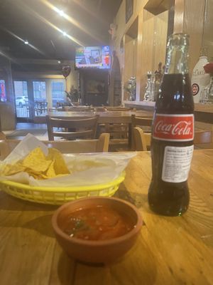 Waiting on the vegan sopa substituted avocado for guacamole. Yummy !  at Taxco in Sycamore