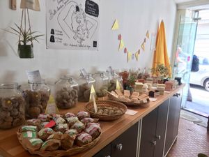 soaps and solid shampoos at Terra Lova in Paris