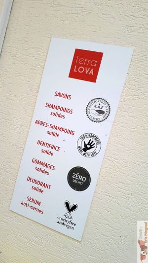 Labels at Terra Lova in Paris