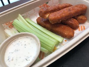 Buffalo Wings at Veggie Grill - Wells St in Chicago