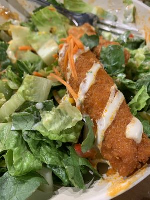 B-wing salad at Veggie Grill - Wells St in Chicago