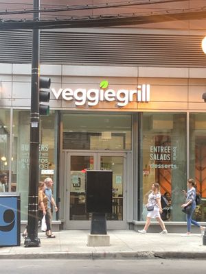 Outside at Veggie Grill - Wells St in Chicago