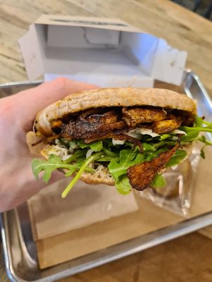 Mushroom Shawarma at Shouk - Union Market in Washington