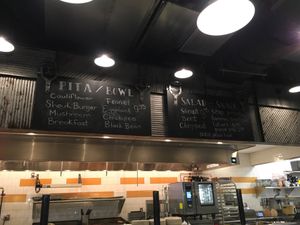Menu boards at Shouk - Union Market in Washington