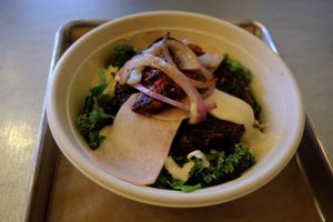 Shouk Burger on Greens at Shouk - Union Market in Washington