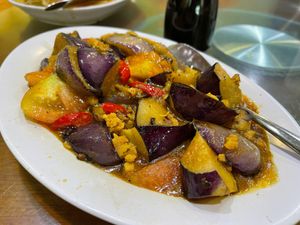 Sambal Eggplant RM14 at Xin Fu Tien Vegetarian Restaurant in Ipoh